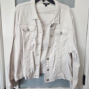 Buffalo David Bitton Women's Off-White Jean Jacket